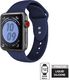 Crong Crong Liquid Band - Pasek Apple Watch 42/44 mm (granatowy) uniwersalny 5