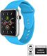 Crong Crong Liquid Band - Pasek Apple Watch 38/40 mm (niebieski) uniwersalny 5