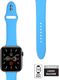 Crong Crong Liquid Band - Pasek Apple Watch 38/40 mm (niebieski) uniwersalny 6