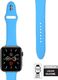 Crong Crong Liquid Band - Pasek Apple Watch 42/44 mm (niebieski) uniwersalny 10