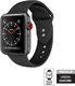 Crong Crong Liquid Band - Pasek Apple Watch 38/40 mm (czarny) uniwersalny 5