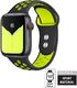 Crong Crong Duo Sport Band - Pasek Apple Watch 42/44 mm (czarny/limonkowy) uniwersalny 3