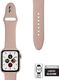 Crong Crong Liquid Band - Pasek Apple Watch 42/44 mm (piaskowy róż) uniwersalny 7
