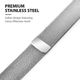 Crong Crong Milano Steel - Pasek ze stali nierdzewnej Apple Watch 42/44 mm (srebrny) uniwersalny 4