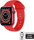 Crong Crong Liquid Band - Pasek Apple Watch 42/44 mm (czerwony) uniwersalny 5