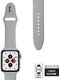 Crong Crong Liquid Band - Pasek Apple Watch 42/44 mm (szary) uniwersalny 5