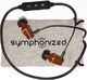Słuchawki Symphonized Symphonized XTC Bluetooth IN Ear Słuchawki Słuchawki z szlachetnego drewna i mikrofonu - bezprzewodowe, izolujące od hałasu zatyczki do uszu do użytku w domu i w podróży (czarne) 6