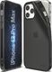 Ringke Etui obudowa Ringke Air do Apple iPhone 12 Pro Max 6.7 Smoke Black + Szkło Alogy uniwersalny 3
