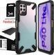 Ringke Etui Ringke Fusion X do Huawei P40 Lite Black + Szkło 3mk uniwersalny 1