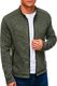 Ombre Bluza męska rozpinana bez kaptura C453 - khaki L 3