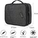 Torba Bagsmart Torba bagsmart, dwuwarstwowy organizer na elektronikę podróżny na kabel, ładowarkę, ipad, ipad air, tablet do 10,5 cala, adapter, mysz, karty SD (czarne) 1
