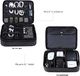 Torba Bagsmart Torba bagsmart, dwuwarstwowy organizer na elektronikę podróżny na kabel, ładowarkę, ipad, ipad air, tablet do 10,5 cala, adapter, mysz, karty SD (czarne) 6