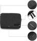 Torba Bagsmart Torba bagsmart, elektroniczny organizer podróżny na kabel do ładowania telefonu, power bank, pamięć USB, karty SD (czarne) 4