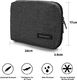 Torba Bagsmart Torba bagsmart, elektroniczny organizer podróżny na kabel do ładowania telefonu, power bank, pamięć USB, karty SD (czarne) 5