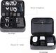 Torba Bagsmart Torby na kable bagsmart, dwuwarstwowa torba podróżna na kable, ładowarka, iPad, Ipad Air, tablet do 10,5 cala, adapter, mysz, karty SD (szare) 1