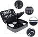 Torba Bagsmart Torby na kable bagsmart, dwuwarstwowa torba podróżna na kable, ładowarka, iPad, Ipad Air, tablet do 10,5 cala, adapter, mysz, karty SD (szare) 5