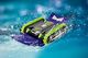 Revell Revell Control 24649 RC Stunt Car Storm Monster z baterią, GHz, samochód i łódź 2w1, pojazd amfibii z napędem łańcuchowym, wodoodporna zdalnie sterowana gąsienica elektryczna, napędy na wodzie i lądzie, zielony / niebieski 4