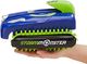 Revell Revell Control 24649 RC Stunt Car Storm Monster z baterią, GHz, samochód i łódź 2w1, pojazd amfibii z napędem łańcuchowym, wodoodporna zdalnie sterowana gąsienica elektryczna, napędy na wodzie i lądzie, zielony / niebieski 8