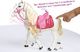 Mattel Barbie FTF02 - wymarzony koń i lalka, biegnący i tańczący koń z czujnikami dotyku i hałasu, zabawki dla dziewczynek od 3 lat 6