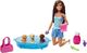 Mattel Barbie GDJ37 - zestaw do kąpieli dla psa, z lalką brunetką i trzema szczeniaczkami i akcesoriami, zabawki dla lalek od 3 lat 3
