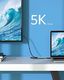 Kabel USB Anker Anker Kabel Thunderbolt 3.0 USB-C na USB-C 50 cm obsługuje superszybkie ładowanie i szybki transfer danych, dla MacBook Pro, MacBook 2016, iPad Pro 2020, Google Pixel, Nexus 6P, Huawei Matebook 5