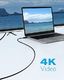 Kabel USB Anker Anker Kabel USB-C do HDMI, do transmisji wideo 4K 60Hz, i trwały kabel przejściowy o długości 180 cm, do Samsung S9 / S8 / Note 8, MacBook Pro 13 / 15 5