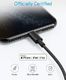Kabel USB Anker Anker Kabel do iPhone'a, kabel Lightning 1,8 m, 2 szt.Podwójnie pleciony, nylonowy kabel Lightning , [z certyfikatem MFi] do iPhone'a XS / XS Max / XR / X / 8/8 Plus / 7/7 Plus / 6, iPad i inne (czarny ) 3
