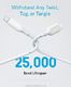 Kabel USB Anker Anker Powerline III USB-C na przewodzie Lightning, kabel z certyfikatem MFi 30 cm, błyskawiczne prędkości ładowania dla iPhone'a SE / 11/11 Pro / X / XS / XR Max / 8 Plus / AirPods Pro, obsługuje Power Delivery, biały 3
