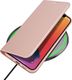 Dux Ducis Etui IPHONE 12 / 12 PRO z klapką Dux Ducis skórzane Skin Leather jasny róż 6