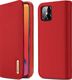 Dux Ducis DUX DUCIS Wish skórzane etui pokrowiec ze skóry naturalnej iPhone 12 Pro Max czerwony uniwersalny 1
