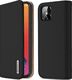 Dux Ducis DUX DUCIS Wish skórzane etui pokrowiec ze skóry naturalnej iPhone 12 Pro Max czarny uniwersalny 1