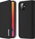 Dux Ducis DUX DUCIS Wish skórzane etui pokrowiec ze skóry naturalnej iPhone 12 Pro / iPhone 12 czarny uniwersalny 1