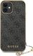 Guess Guess GUHCP12SGF4GGR iPhone 12 mini 5,4 szary/grey hardcase 4G Charms Collection 3