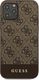 Guess Etui Guess GUHCP12MG4GLBR do iPhone 12/12 Pro 6,1 brązowy/brown hardcase 4G Stripe Collection 3