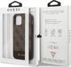 Guess Guess GUHCP12LG4GLBR iPhone 12 Pro Max 6,7 brązowy/brown hardcase 4G Stripe Collection uniwersalny 8