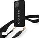 Guess Etui Guess GUHCP12MPUSTCRBK do iPhone 12/12 Pro 6,1 black/czarny hardcase Silicone Printed Logo Strap (111531) - om-70623 1