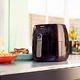 Frytkownica beztłuszczowa Philips Philips HD9741 / 10 Airfryer frytkownica na gorące powietrze (1425 W, bez oleju, 0,8 kg, dla 2-3 osób, wyświetlacz cyfrowy) czarny 3
