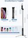 Selfie stick Mpow Mpow Handy Stick Bluetooth Selfie Stick do Statyw 4 w 1 Poręczny statyw z oświetleniem LED do iPhone'a 11 / XR / X / 8/7, Galaxy S20 / S9 / S8 / S7, Huawei P30 lite do 6,8 cala, Gopro / Mały aparat 4