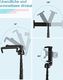 Selfie stick Mpow Mpow Handy Tripod Bluetooth Selfie Stick-Stand Light z pilotem i stabilnym statywem, obrotowy statyw 360 do iPhone SE iPhone 11 XS Max XR, Galaxy Note 10+ Note 10 S20 S20 + S10 3