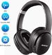 Słuchawki Mpow Słuchawki (ANC), Słuchawki Bluetooth Mpow H10 z ulepszoną technologią Dual Mic ANC, 30 godzin pracy, chip CSR, składany do podróży, pracy, czarny 1