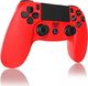 Pad TUTUO Kontroler do PS4, kontroler bezprzewodowy TUTUO Kontroler bezprzewodowy Bluetooth Gamepad Joystick z gniazdem słuchawkowym 3,5 mm do Playstation 4 / PlayStation3 - czerwony 1