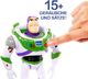 Figurka Mattel Mattel GFR28 - Toy Story 4 Talking Buzz Lightyear po niemiecku z 15 zdaniami, 17 cm figurki zabawek od 3 lat 3