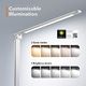 Lampka biurkowa TaoTronics TaoTronics LED Lampa metalowa Lampa, 5 poziomów jasności i 5 temperatur barwowych - 3000K 3500K 4000K 5000K i 6000K, ultracienkie aluminium, nieoślepiające, funkcja pamięci, złącze USB do ładowania 5V 1A 4