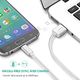 Kabel USB Ugreen Kabel szybkiego ładowania UGREEN Kabel micro USB 2.0 Nylonowe wsporniki do Samsung S7 Samsung Galaxy S6 S5 Edge J3 J5 J7 A3 A5 A7, Huawei P10 Lite P9 Lite, kontroler PS4 (0,5 m, biały) 3