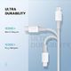 Kabel USB Ugreen Kabel ładowania UGREEN z USB C na Lightning Kabel Lightning typu C z certyfikatem MFi obsługuje zasilanie zgodne z iPhone SE, iPhone 11 Pro Max, XR, XS Max, X, 8, 8 Plus, AirPods Pro (biały, 1M) 6