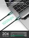 Kabel USB Ugreen UGREEN USB C na USB C Kabel USB typu C o mocy 100 W Kabel USB-C 10 Gb / s do transmisji danych USB 3.1 Gen 2 kompatybilny z MacBookiem Pro 2020, iPadem Pro 2020, Dell XPS17, Samsung Galaxy S20, Huawei P30 Pro (1 mln) 6
