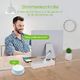Gosund Inteligentna Listwa Gosund WLAN z USB, niezależnym przełącznikiem, wieloma gniazdami z kontrolą głosową Alexa i Google Home, pomiar zużycia energii, minutnik i kontrola aplikacji, 5 stóp, WIFI tylko 2,4 GHz 5