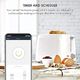 TECKIN Inteligentne gniazdo TECKIN WLAN, zestaw 4 gniazd Alexa, gniazda Smart Home mierzą zużycie energii, mogą być obsługiwane zdalnie, współpracuje z Google Home, TYLKO w sieci 2,4 GHz 3