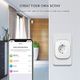 TECKIN Inteligentne gniazdo TECKIN WLAN, zestaw 4 gniazd Alexa, gniazda Smart Home mierzą zużycie energii, mogą być obsługiwane zdalnie, współpracuje z Google Home, TYLKO w sieci 2,4 GHz 6