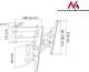 Maclean Uchwyt MC-651 22"-47" 2